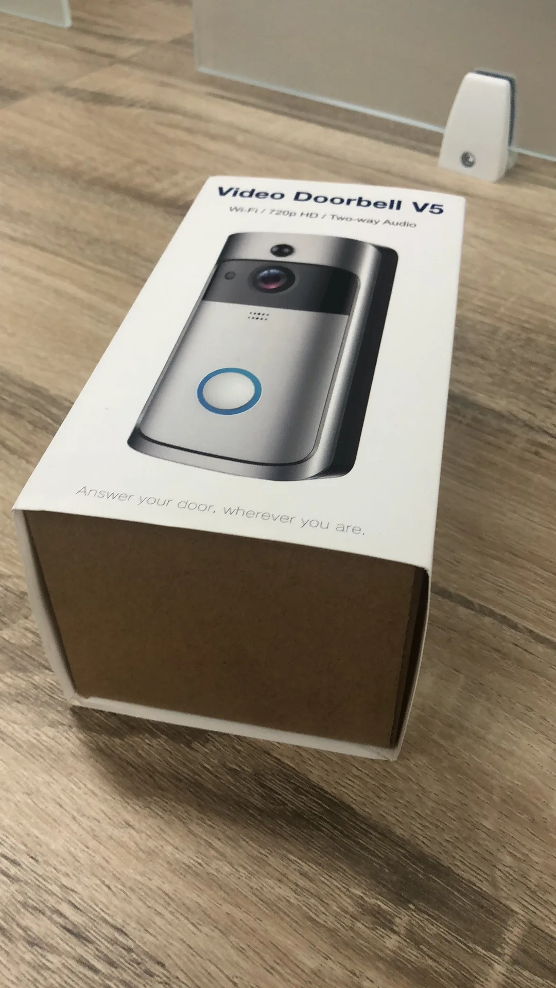 V5 умный Wi-Fi Визуальный дверной звонок беспроводной Видеозвонок мобильный телефон Удаленный мониторинг видео голосовой домофон