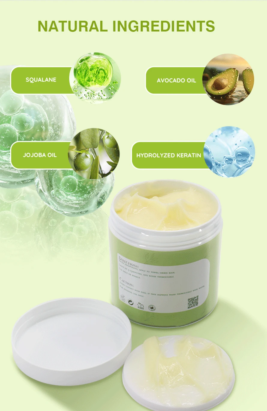 Factory supply professional salon smoothing hair mask treatments ,keratin collagen hair straightener cream private label
