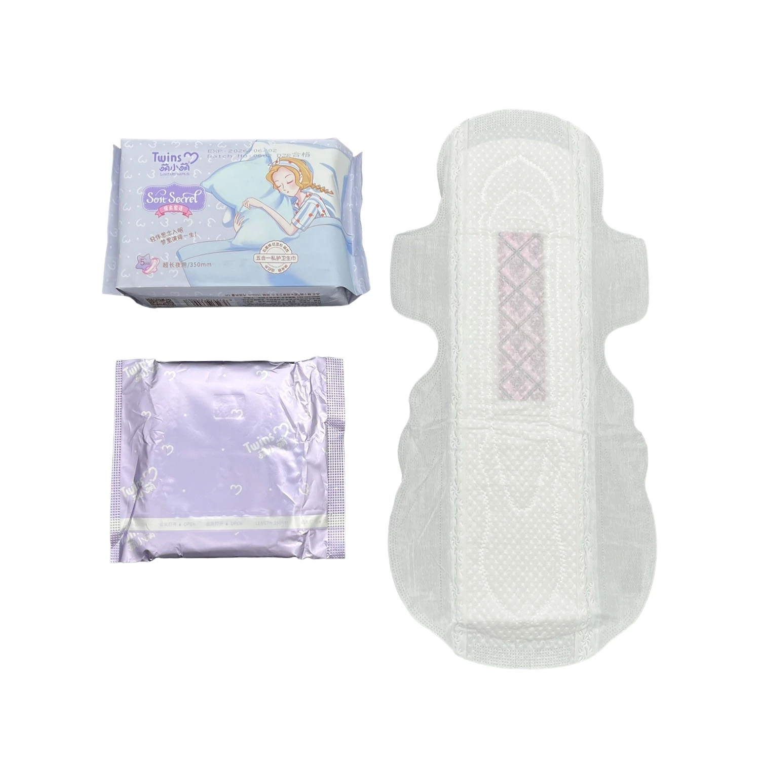Super Absorbent 100% Cotton Menstrual Pads Calcinha Female Hygiene Soft Period Diaper Woman Pads Cover Sanitary Napkin For Women