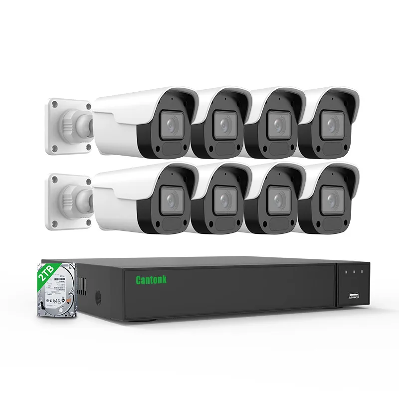 SECURITY SET 4K AHD DVR KIT CAMERA CCTV SECURITY CAMERA SYSTEM OUTDOOR 2MP 5MP 8MP 8CH VIDEO SURVE-ILLANCE 8 CHANNEL IR CCTV KIT