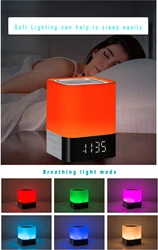 DY28P Portable Music Light active blue tooth home speaker BT Speaker with Led Light Lamp Wireless Mini Customized