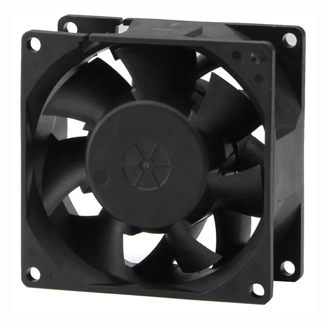 
High RPM DC Exhaust Fan 80x80x38mm Household Appliance 12v DC Ventilation Fan 12V DC Radiator Cooling Fan 