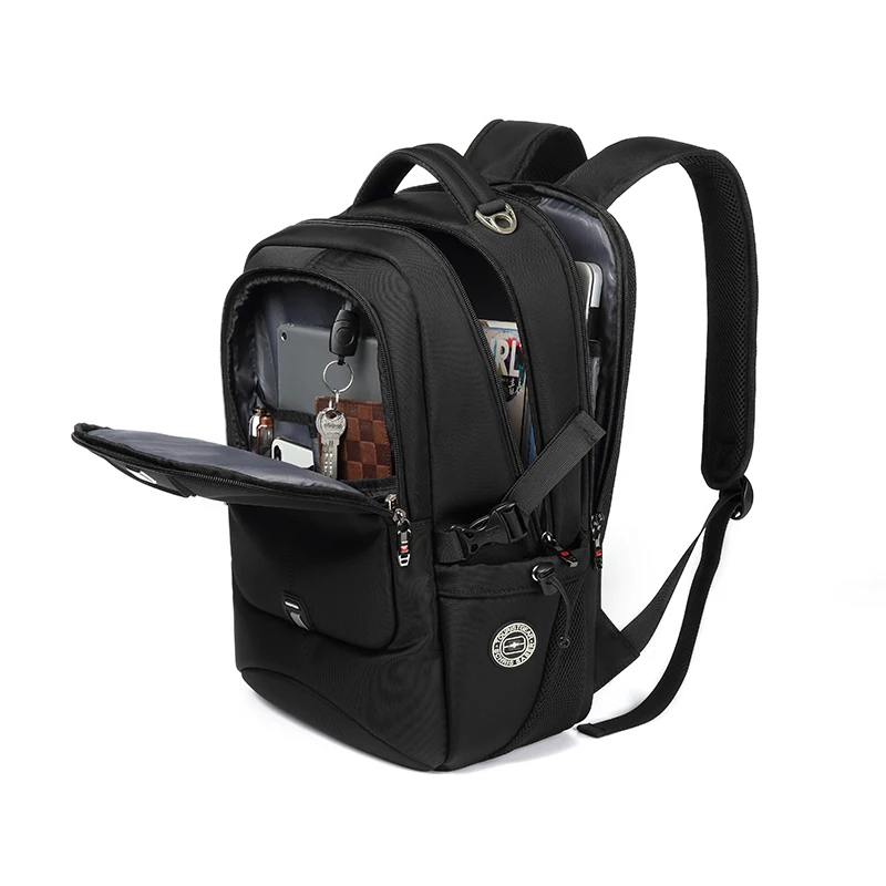 Деловых поездок школьный Водонепроницаемый умный рюкзак сумка для мужчин USB зарядки аккумулятора Анти-кражи ноутбука с usb-портом