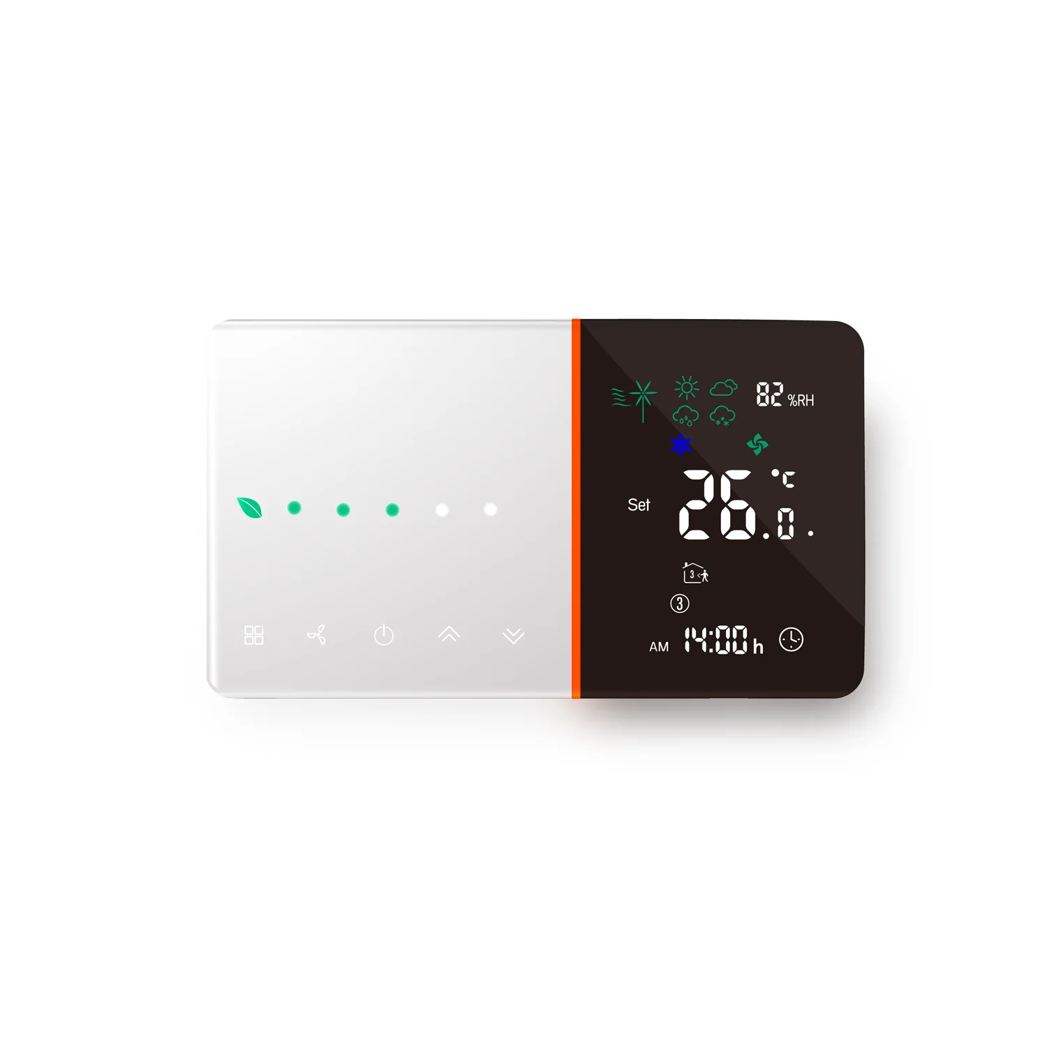 BAC-005 Smart HVAC Thermostat Heating & Cooling Wall Mounted Tuya Wireless WiFi AC Fan Coil Remote Control Via APP