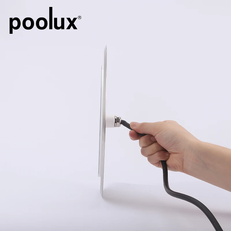 2023 hot selling Poolux IP68 Waterproof 316ss 8mm Resin Filled Underwater LED Light Swimming Pool led Light