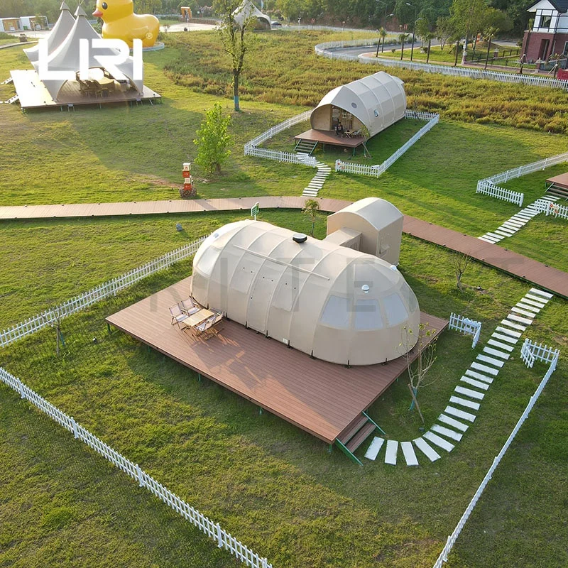 Наружные Необычные круговые дуги большие семейные Роскошные панорамы для глэмпинга палатки гостиничных номеров