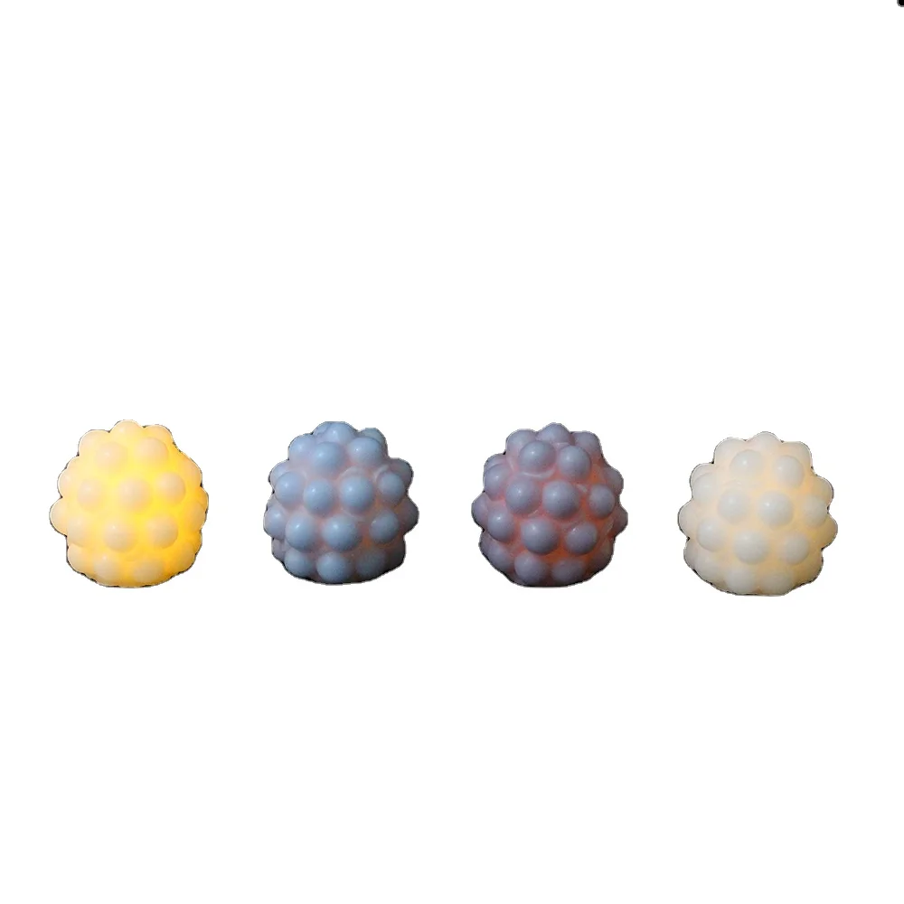 Корейский горячий стиль оптовая продажа 3D пуля янки без запаха сосновый конус в форме Рождества светодиодные свечи с огнями для украшения