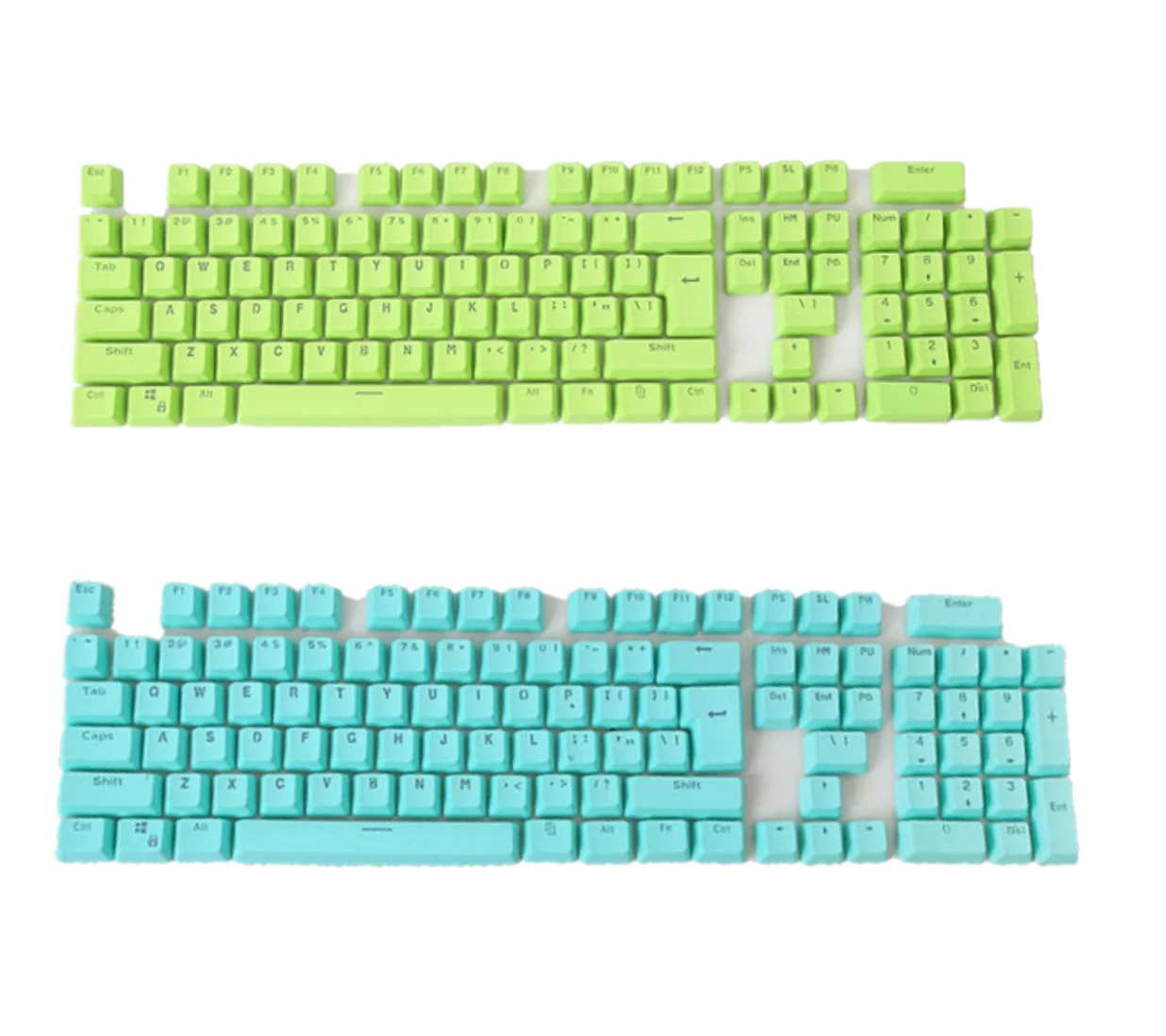 multi color 104 keys mechanical keyboard PBT keycap