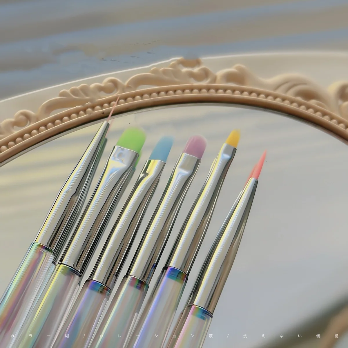 2024 Nail Liner Brushes Set Elongated Lines Striping Drawing UV Gel Painting Air Brush For Nails