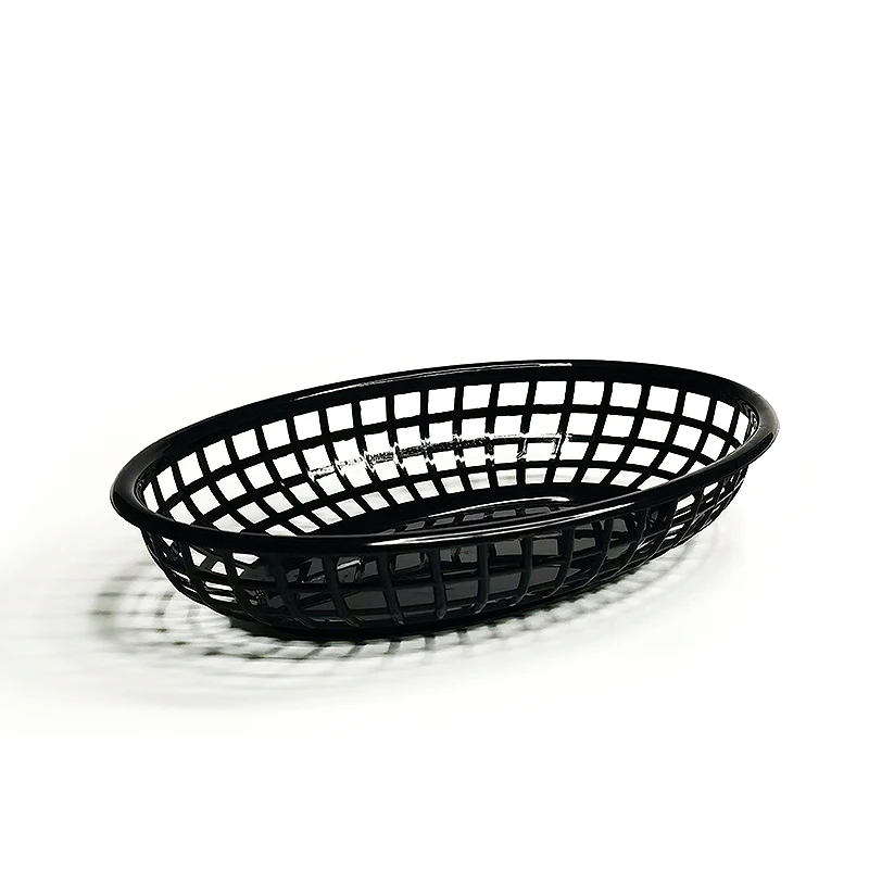 Customizable Color Fruit Basket Plastic Chips Serving Basket Bread Basket
