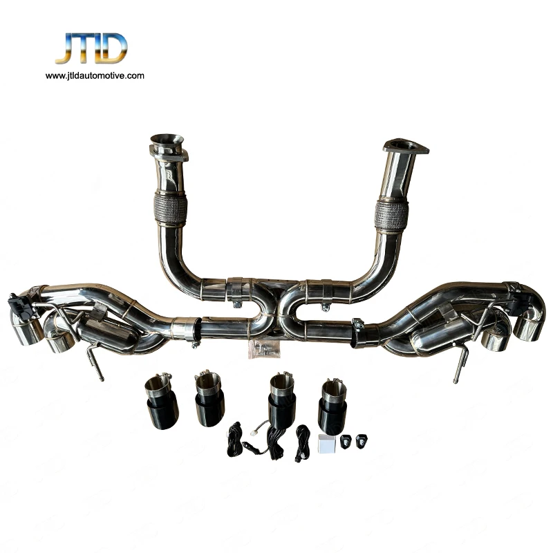 Performance X pipe valvetronic exhaust catback system for Chevrolet Corvette C8 exhaust