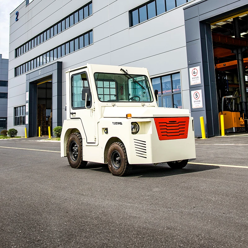Aircraft ground Aviation equipment baggage 30-ton airport tow tractor with enclose cab