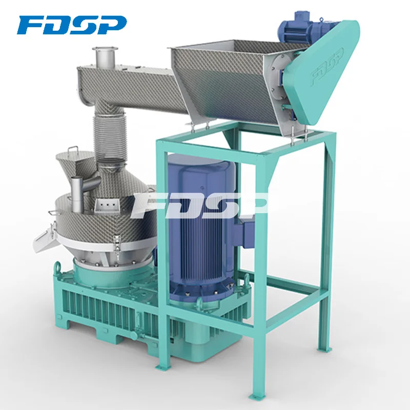 Biomass equipment pelleting mill for wood granulator manufacturer