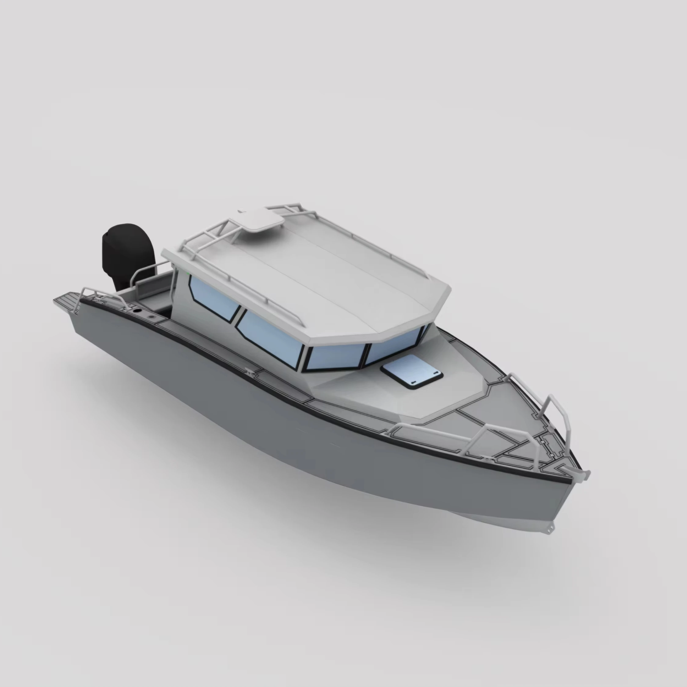 commercial gospel 8.4m aluminum boat tour work fishing patrol vessels blade craft boat sale