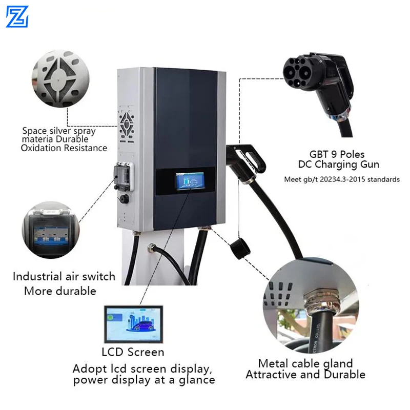 7kw charger original accessory New electric vehicle BYD changer 7kw swiping card Household 7kw ev charger