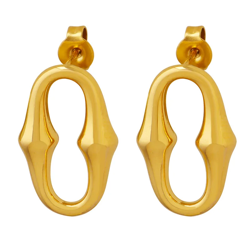 High Quality Oval Horseshoe Shaped Earrings Design Personalized Fashion Earrings For Women