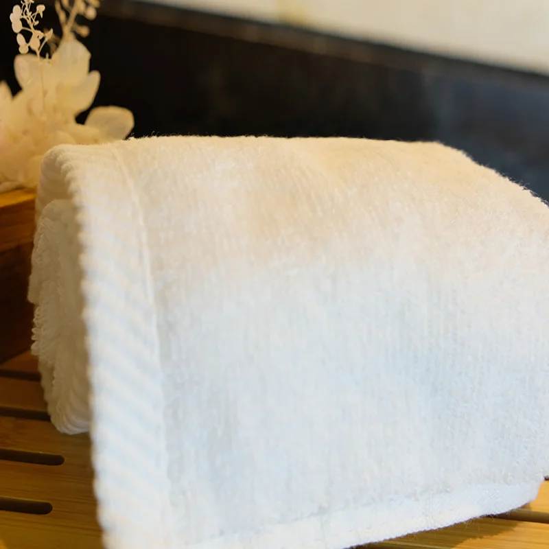 Luxury 5 Star Hotel Promotional 100% Cotton 21s Face Towel / Hand Towel / Bath Towel In Stock