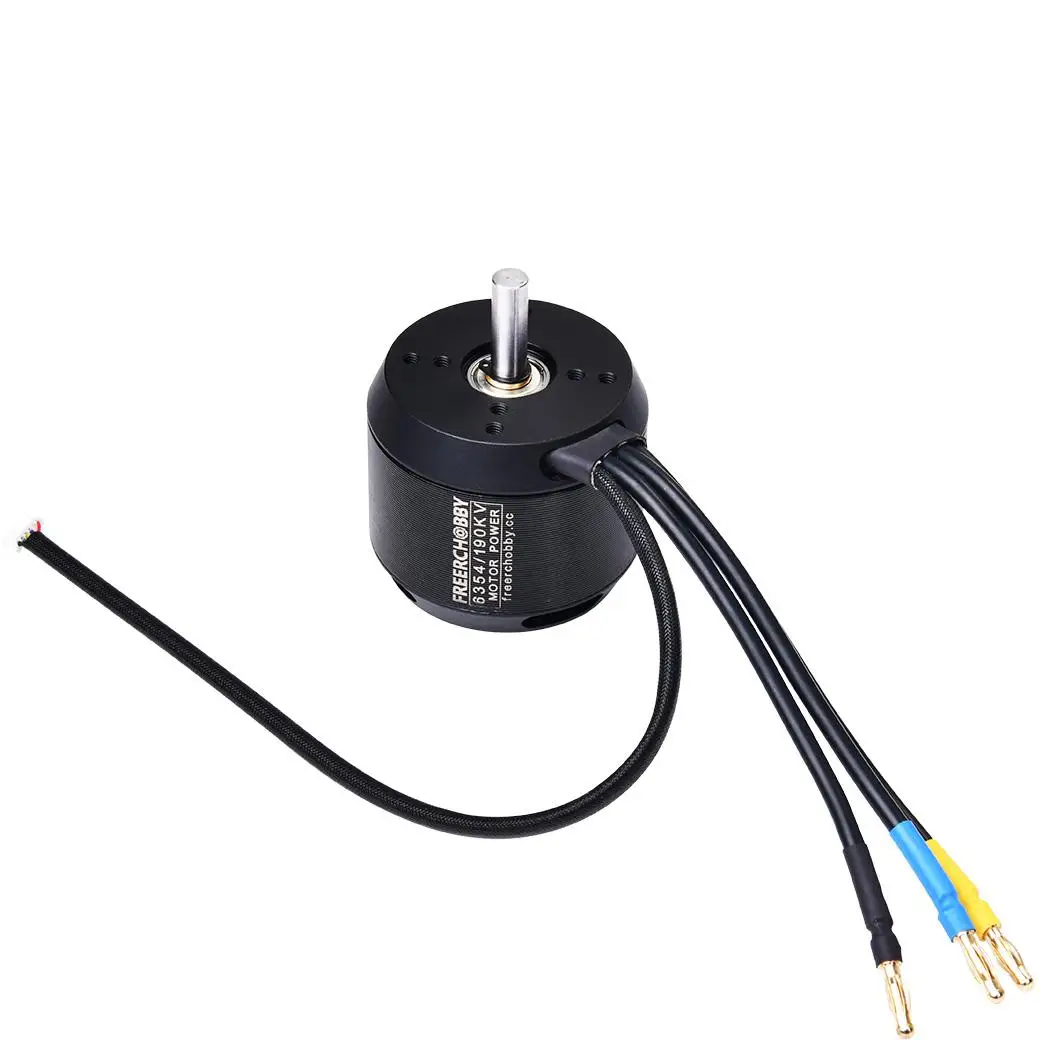 6354/6355 190KV 2450W dual hub belt Direct drive dc brushless motor for Electric skateboard robot scooter go kart ect