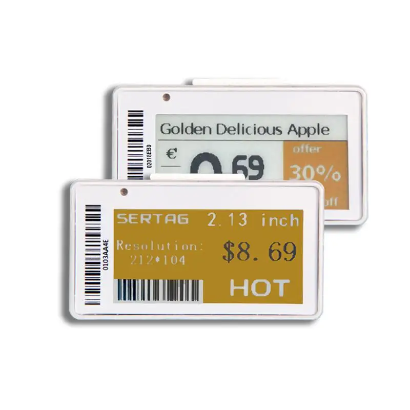 
New Style 3 Colors Esl Digital Price Tag Electronic Shelf Label 