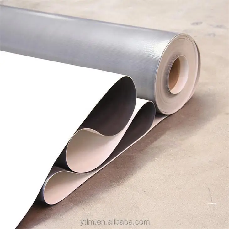 Modern Design 1.5mm Thick Fabric Reinforced PVC Waterproof Membrane Roll for Hotel Applications High Quality