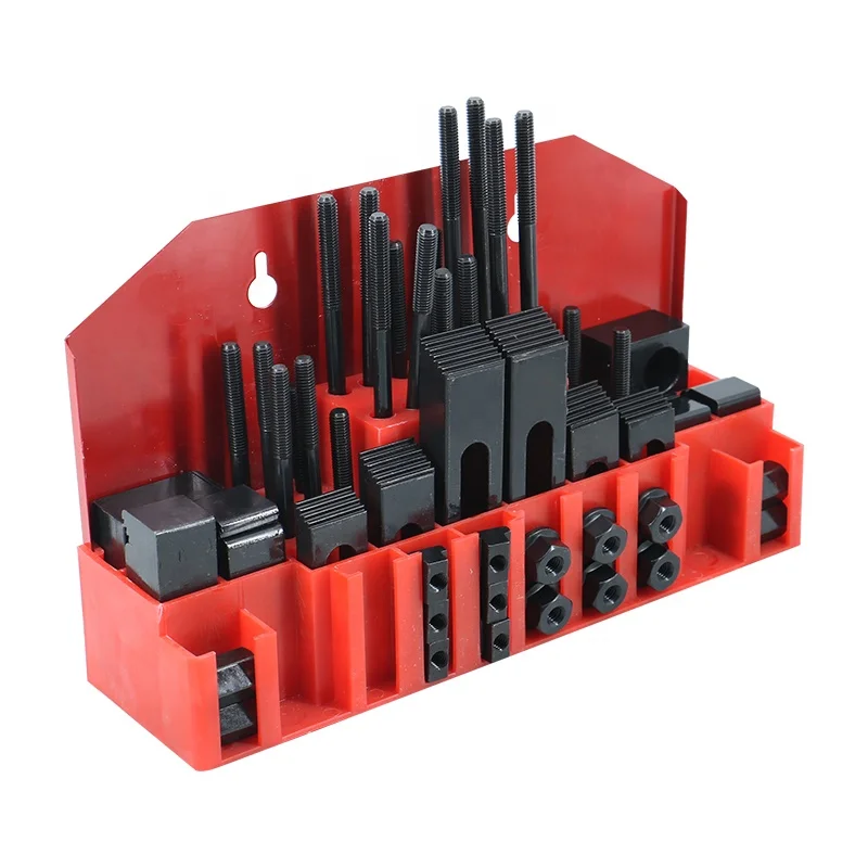 HLTNC plus hard combination platen T-58pcs-M8 M10 M12 M14 M16 M18 M20 M22  Milling Clamping Kit M16 Clamping Kts