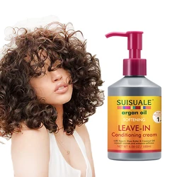 50 Moq Custom Private Label Natural Butter Cream Anti Frizz Deep Moisturizing 4C Curly Hair Leave In Conditioner