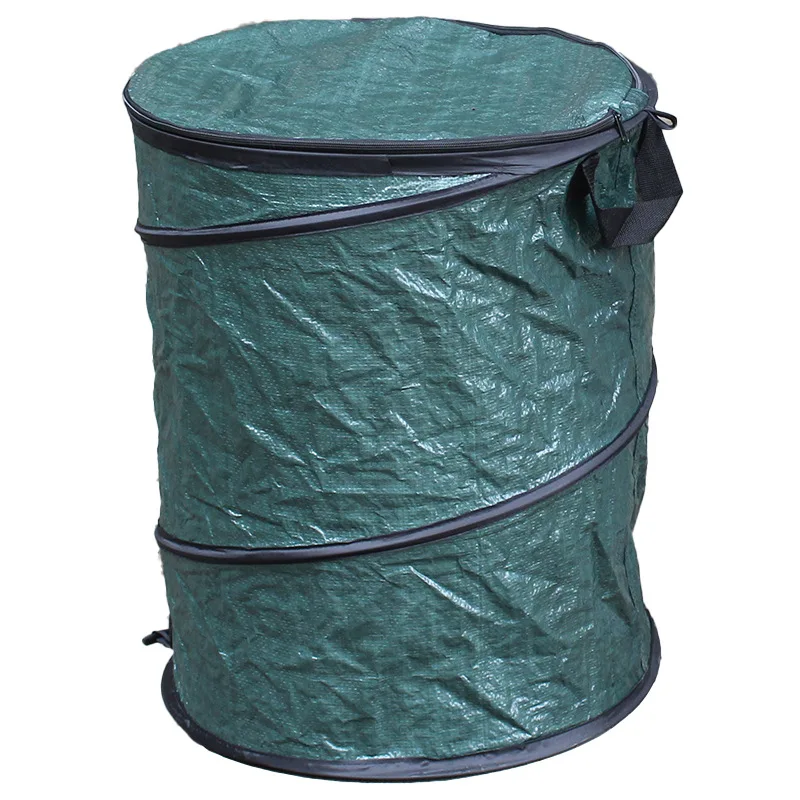 gardening Trash Heavy Duty Garden Waste leaf Bag,collapsible garden waste bag pop up