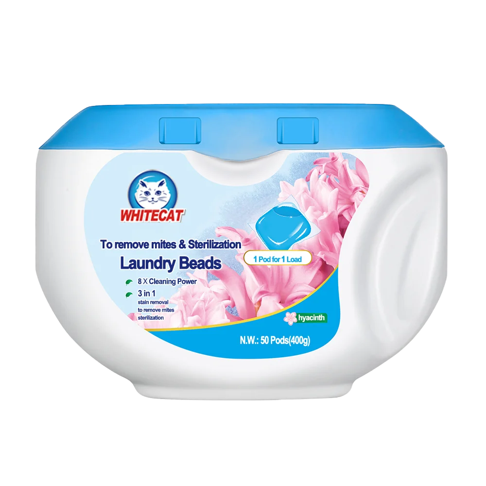 Factory Washing Capsules Laundry Detergent Pods Cruelty Free Laundry Condensate Beads ECO Cleaning Clothes Enzymes Laundry Beads