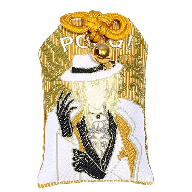 Japandi Maneki Neko oMaMori Amulets Lucky Charm Hanging Sachet Blessing Health Fortune Wealth Success oMaMori