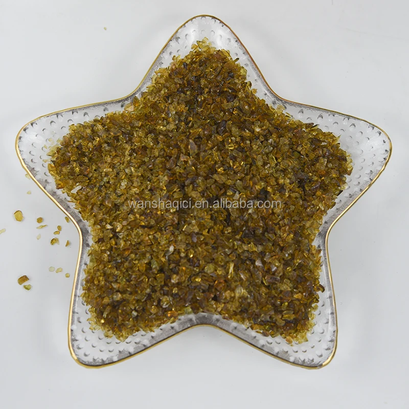 2022 China produces glass fragments and glass sand glass beads for decoration