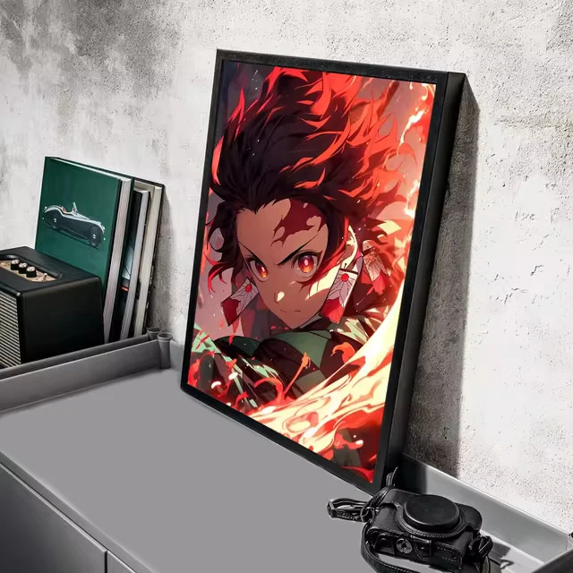 Custom Anime Poster Printing Custom Poster for Wall Sports Movie Kpop Car Led 3d Lenticular Holographic Poster Adhesive