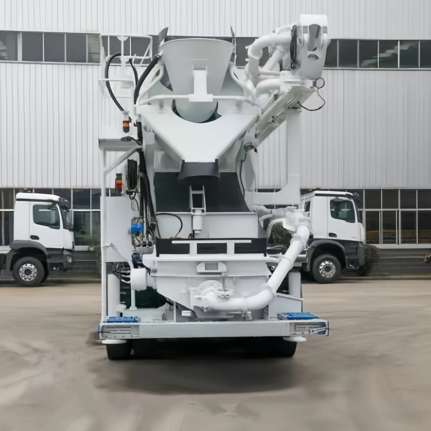 China Factory JIUHE New Product 28m Truck Mixer Pump 8 Cubic Meters Concrete Mixer Truck With Pump