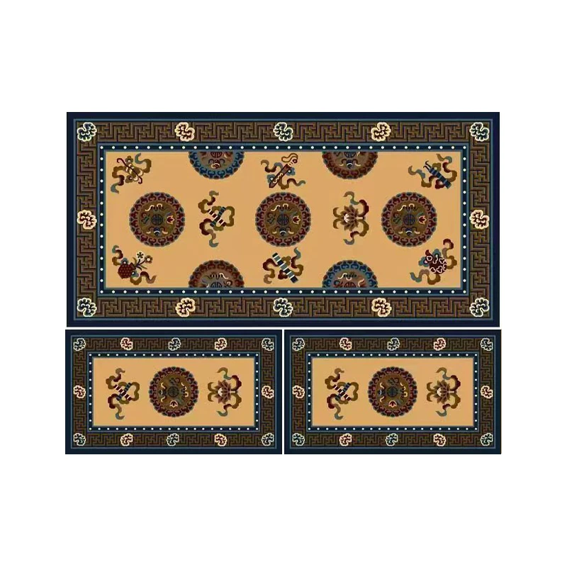 Woven  Wool Carpet  Tibet Design  Washed  Tibetan Living  Room Nepal Temple Hall  Area Rugs