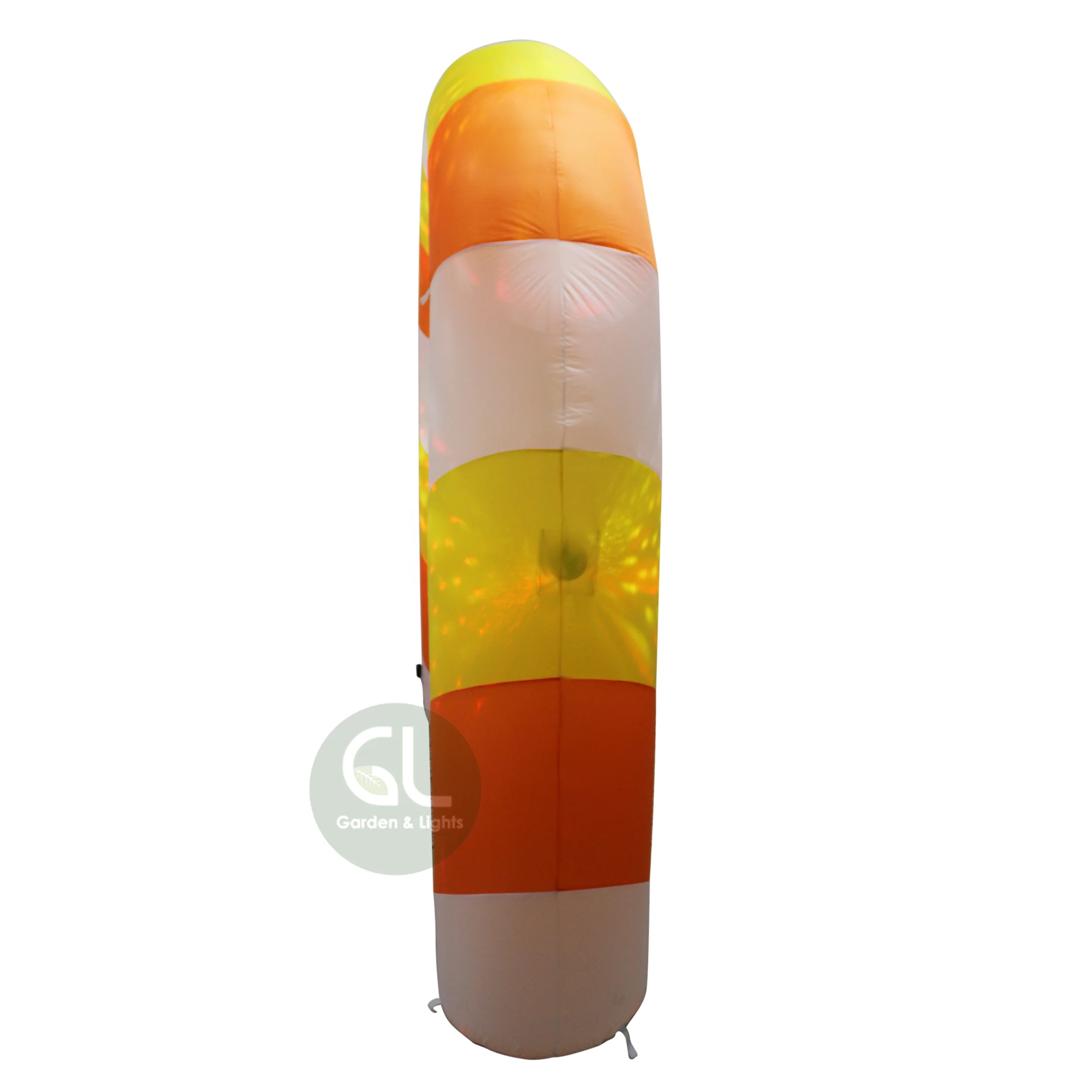 8FT Christmas inflatable Candy Corn Archway, giant inflatable candy cane