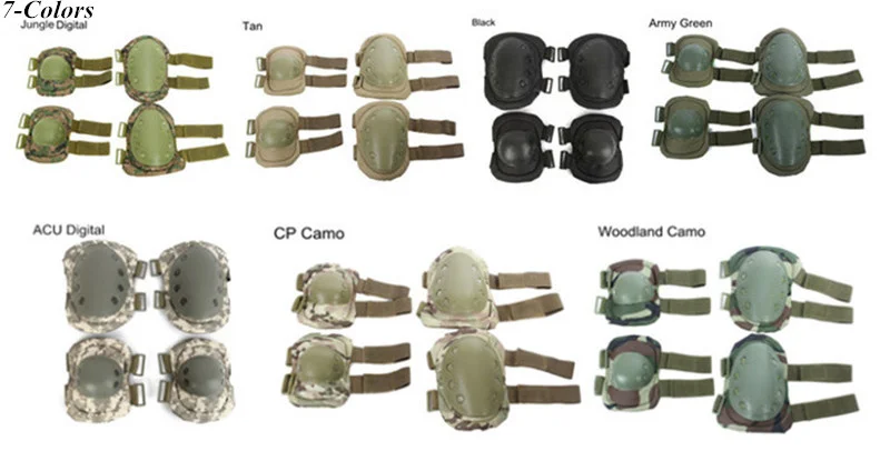 7-colors Hunting Gear Tactical Knee Pads Outdoor Sports Kneepads