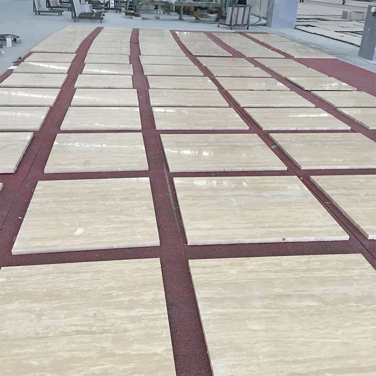 Дешевая Турецкая кремовая Бежевая мраморная плитка 24x24