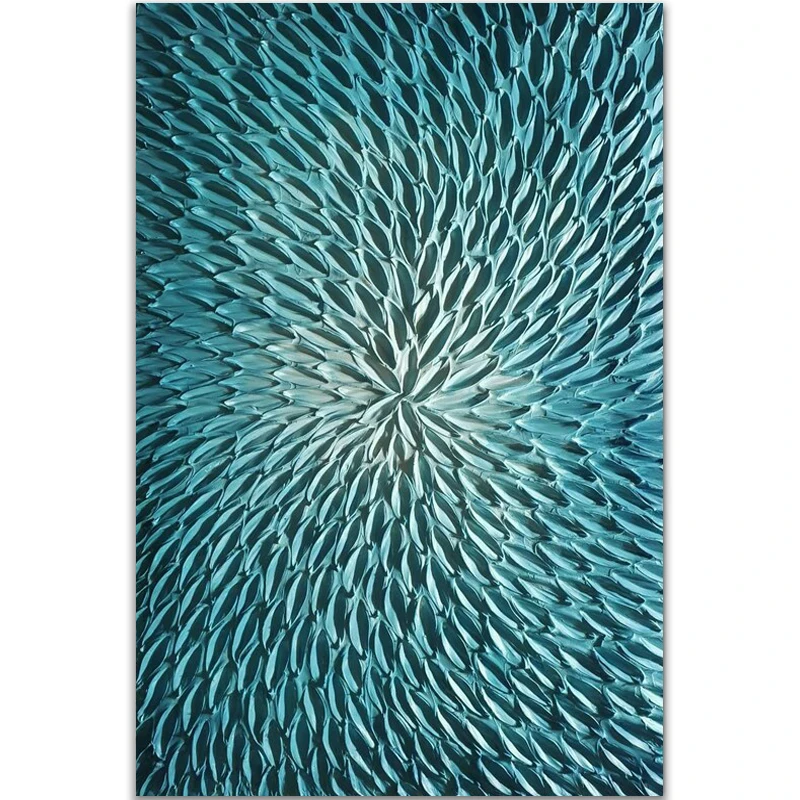 Interior Decoration Bedroom Hotel Office Wall Poster Handmade Canvas Abstract Oil Painting