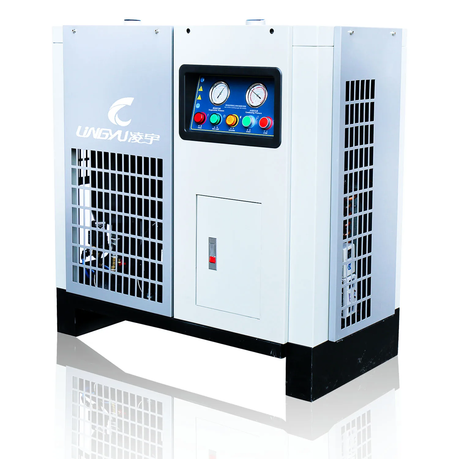 Lingyu бренд 20 HP холодильная сушилка для сжатого воздуха Высокоэффективная велосипедная с винтовым воздушным компрессором 15 кВт