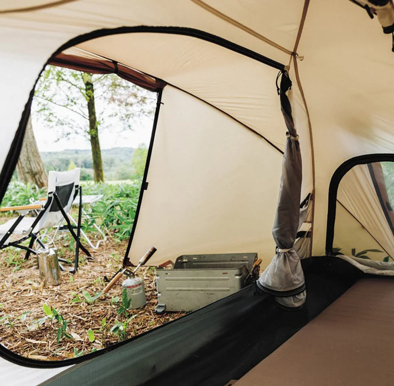 20D Nylon Ultralight Camping Tent Double Double Four Seasons ultra Light Backpack Hiking Tent Hexagonal Tent Camping