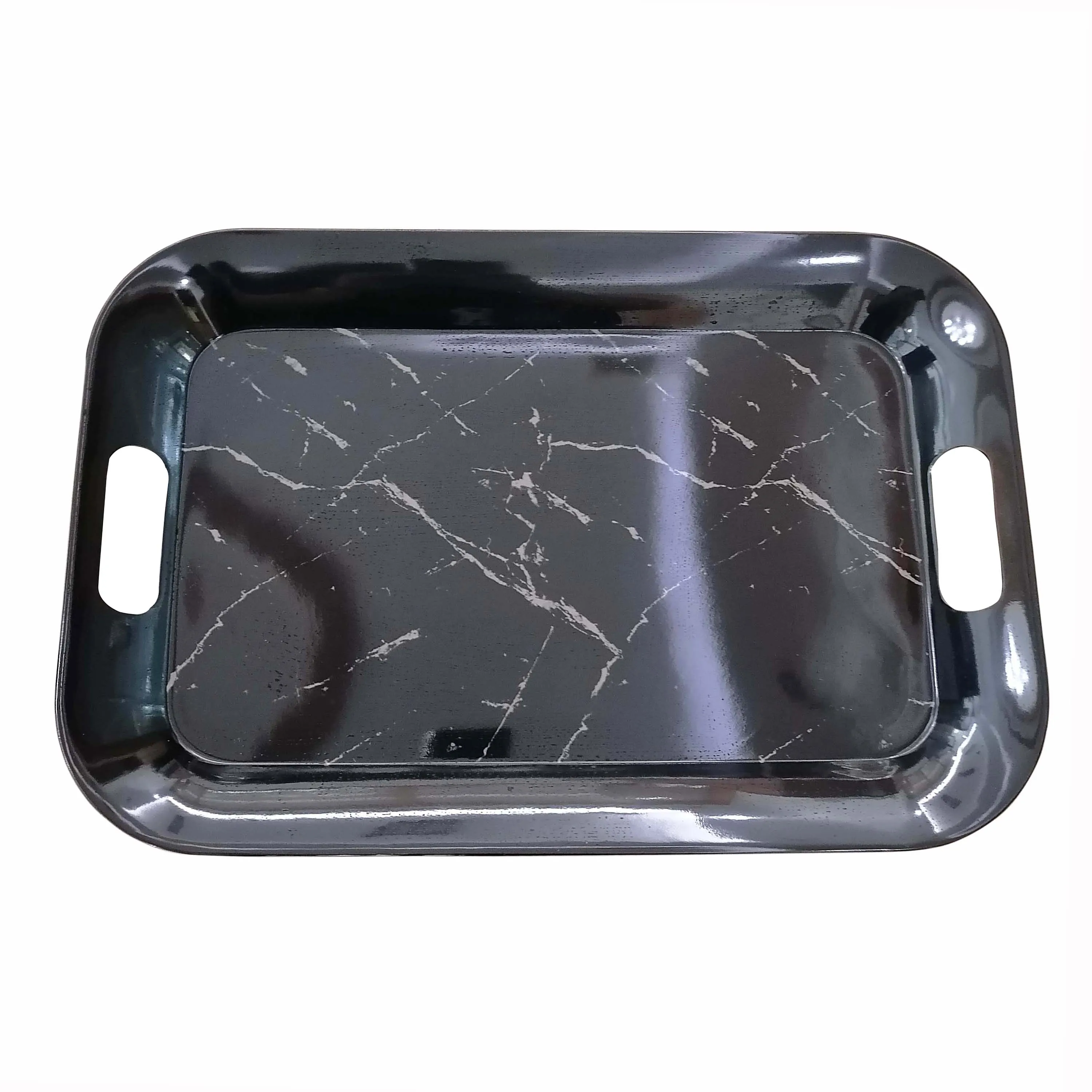 
Restaurant Custom Print Melamine Tray With Handle 