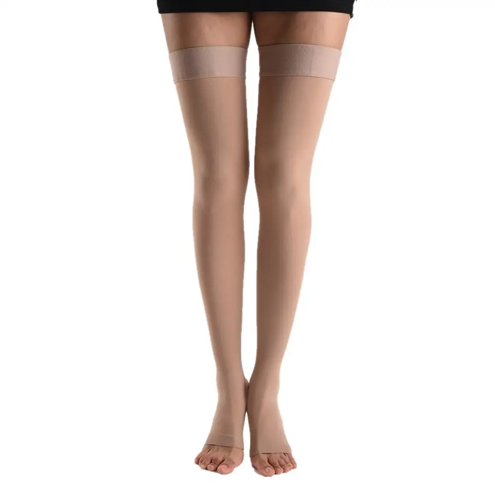 Varicose vein stocking knitted by germany MERZ knitting machine to avoid varicosity