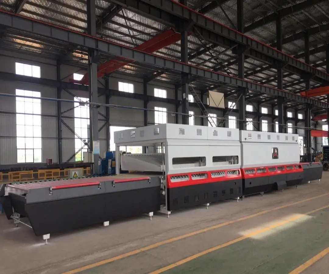 Стандартная закалочная машина для стекла 2000*4200 печь плоское закаленное стекло Производство закаленного завода