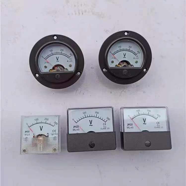 Gasoline generator voltmeter 170F gasoline engine single-phase three-phase square round voltmeter 300V