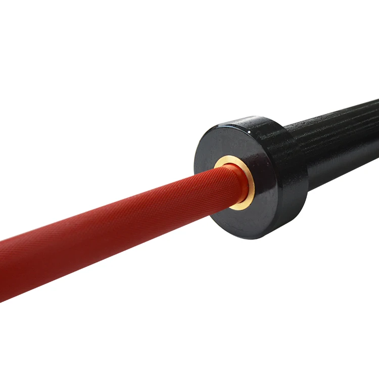 cerakote red barbell with HK  Needle bearing 20kg man using commerical barbell bar for gym using