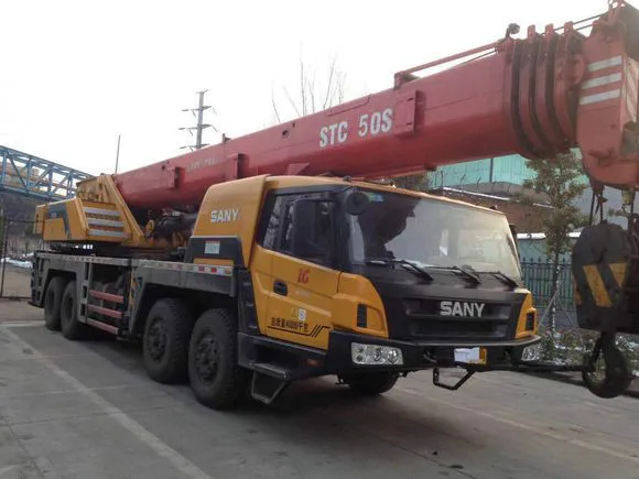  Б/у гусеничный кран Sany STC500 50 тонн б/у