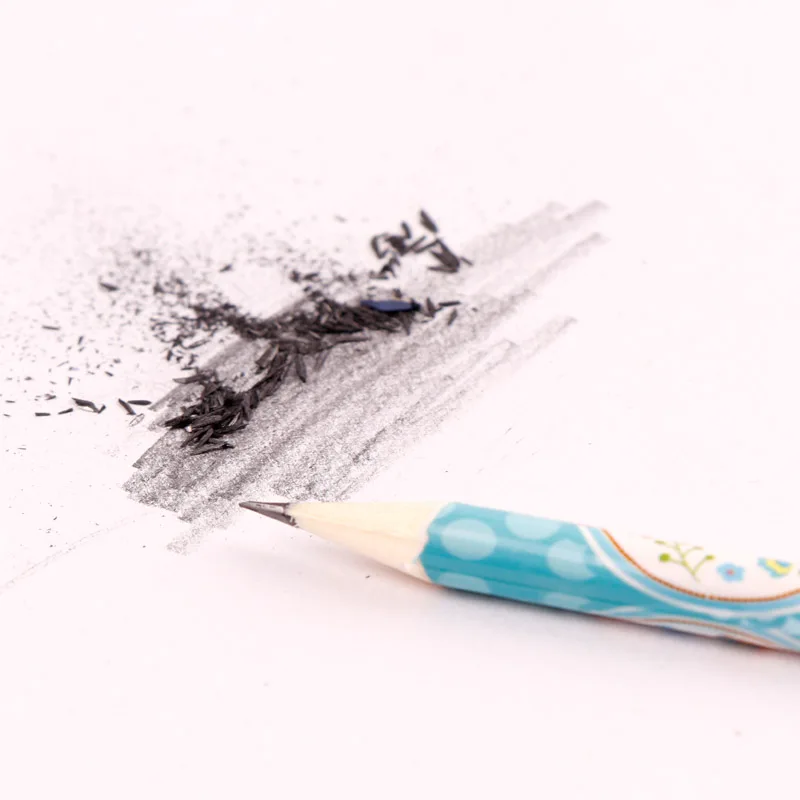 Topsthink 12pcs Custom Hexagon Cheap School HB Wooden Pencil with Eraser Top