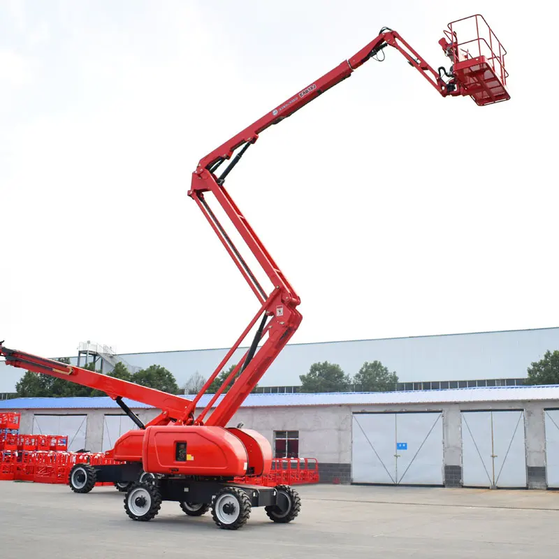 14m 16m 18m Self Propelled Articulated Boom Lift Aerial Work Platform boom lift