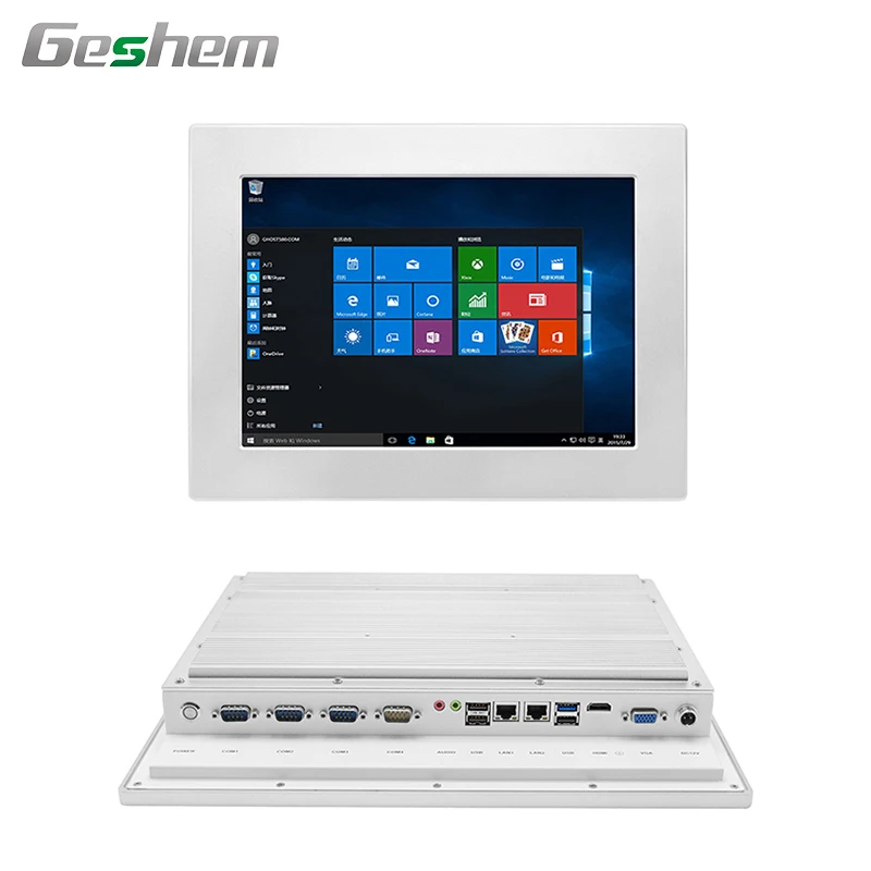 Direct factory OEM ODM 15 inch Industrial touch panel pc dual Ethernet multi COM USB