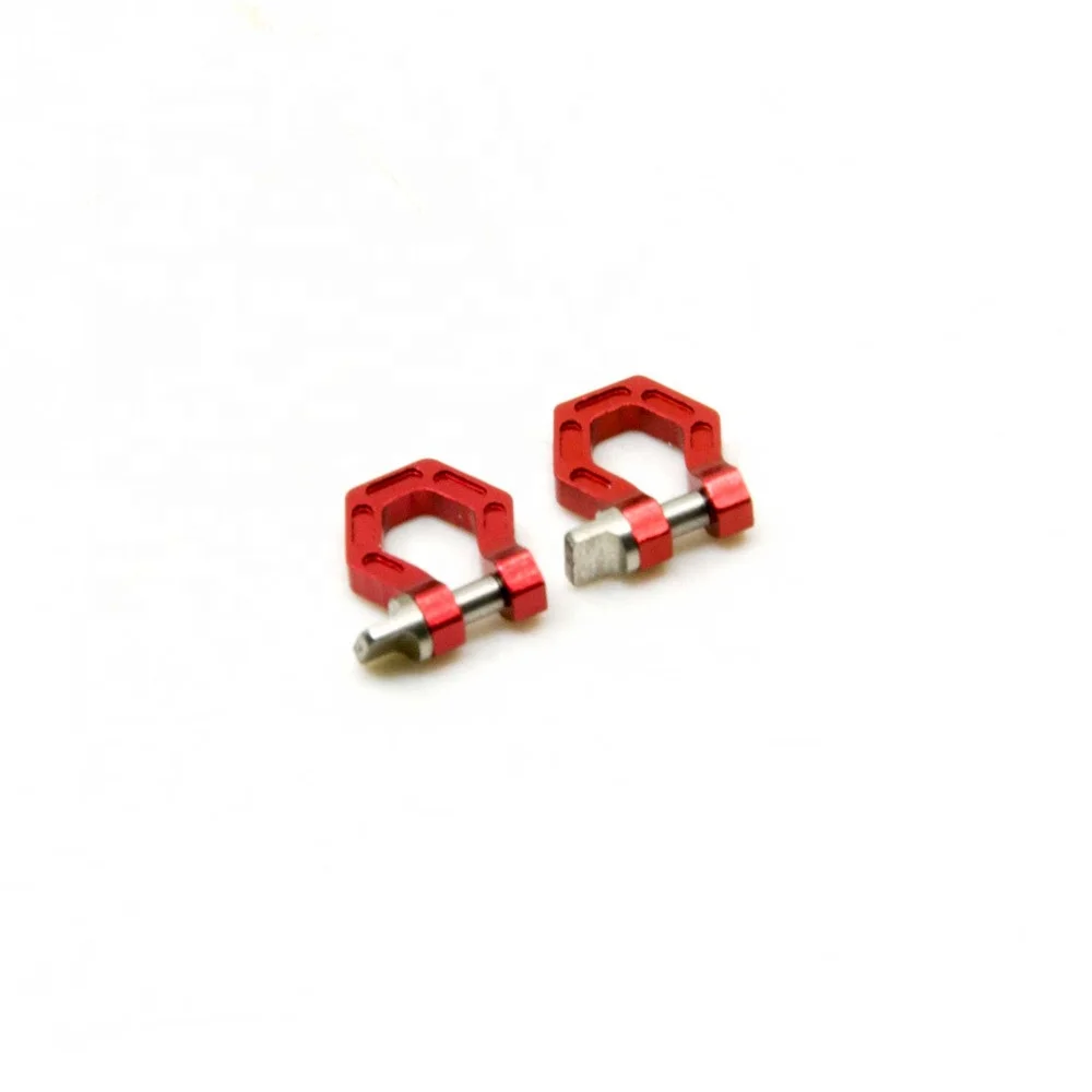 Machined RC Car Metal Trailer Tow Hook Accessories for 1/10 RC Crawler SCX10 CC01 Traxxas TRX4 TRX6 Parts