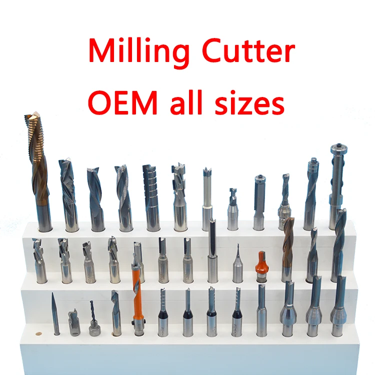DH Wood HSS Milling Cutter TCT Face Mill edge Tungsten Carbide End mill Alloy Spiral EndMill for woodworking